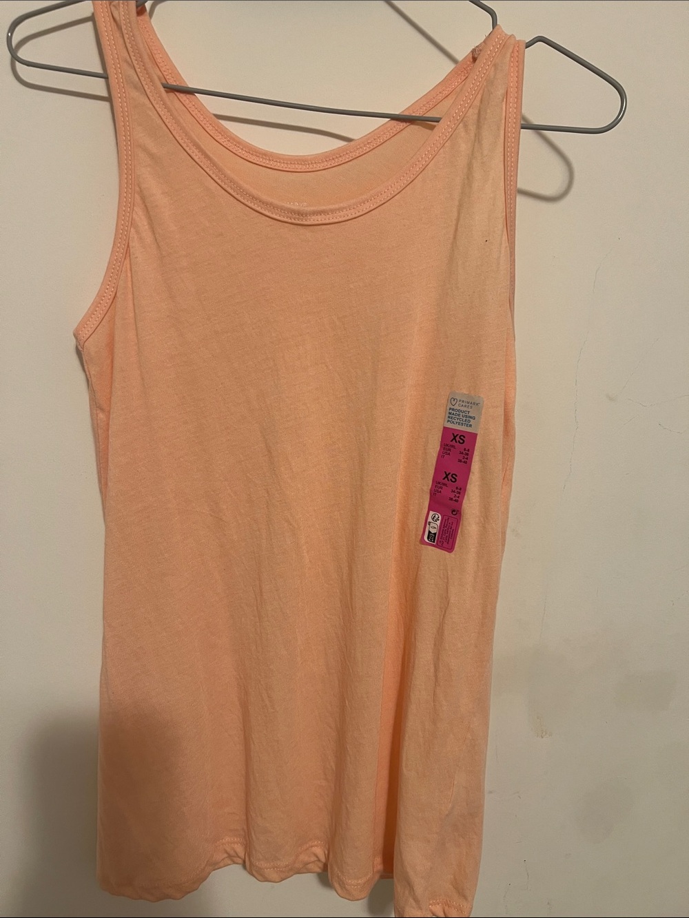 Primark Peach Sleeveless Tank Top